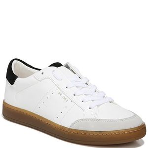 Sam Edelman Josi Gum Sole Leather Lace-Up Sneakers - Size 8.5